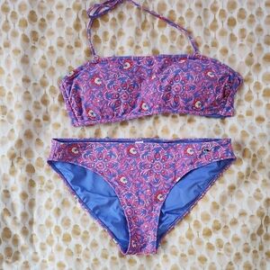 Vineyard Vines Pink and Blue Paisley Bikini